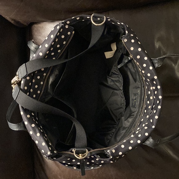 Black and white polka dot Kate Spade shoulder bag - Picture 4 of 4